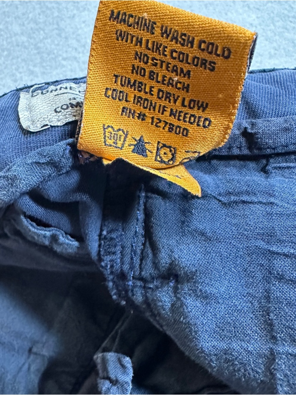 Tailor Vintage Connecticut Originals Greenwich Shorts Mens 34 Navy 9” Inseam - Picture 10 of 13